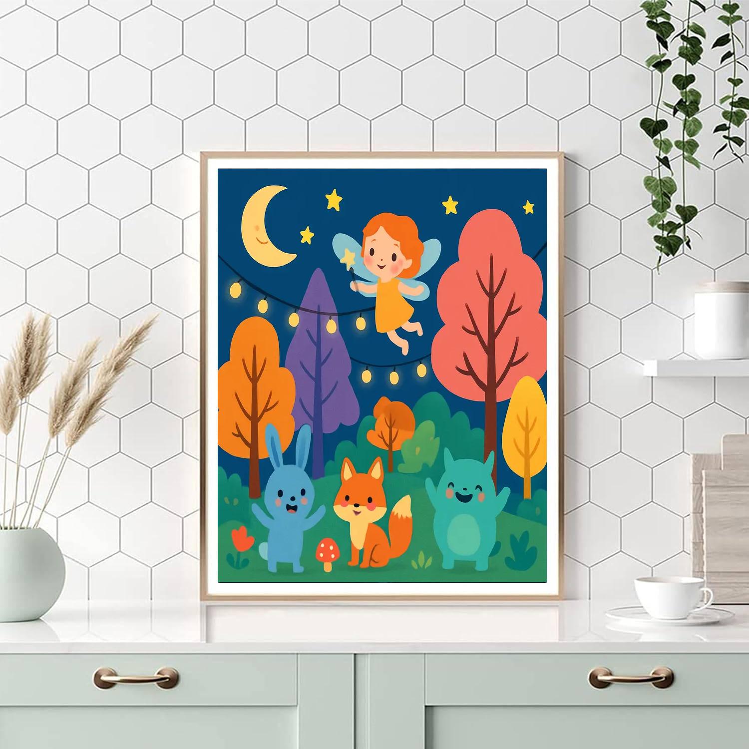 Exploration In The Enchanted Woods Paint By Numbers Kits