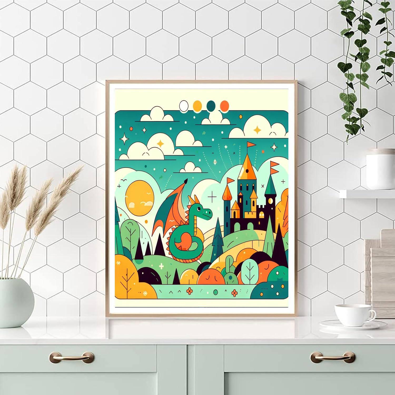 Mystic Fantasy Realm Paint By Number