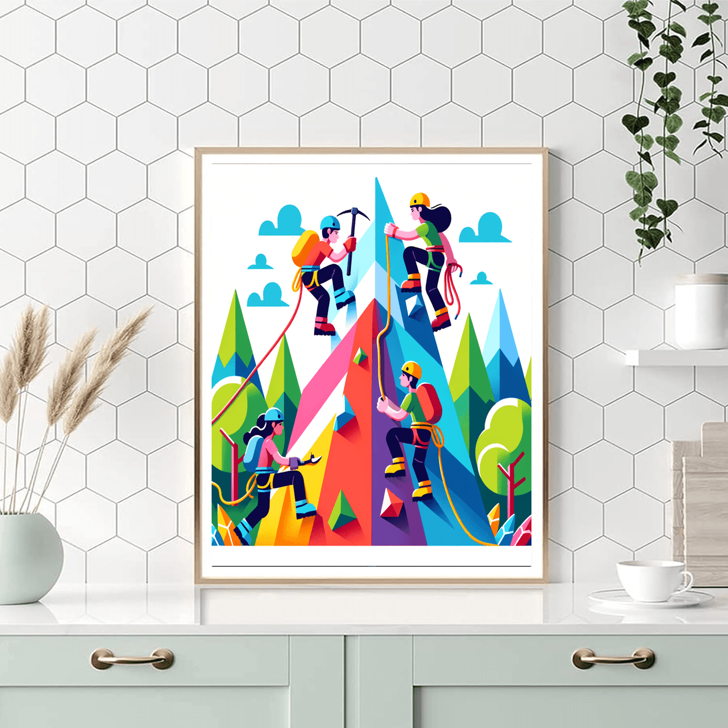 Epic Mountain Climb Painting By Numbers Kit