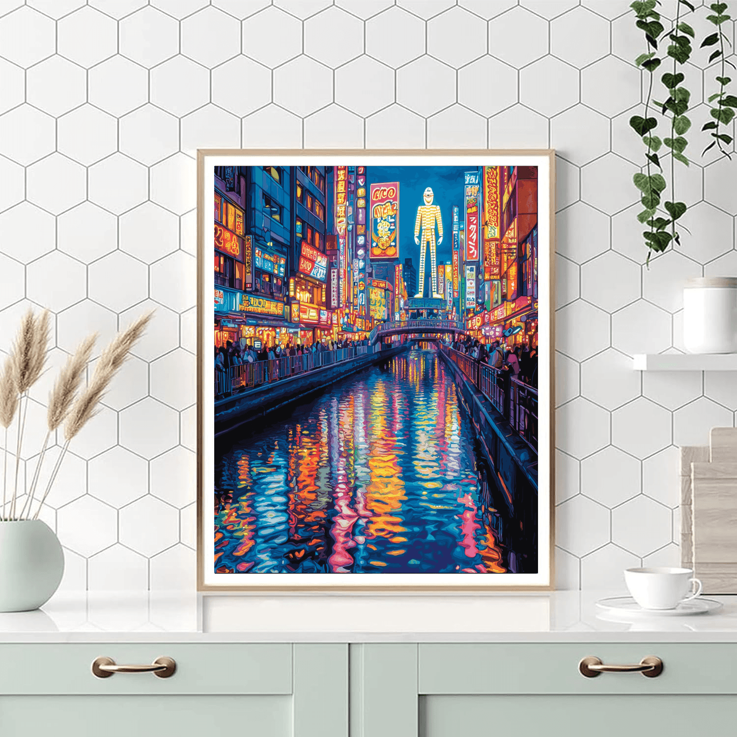 Dotonbori District Paint By Numbers