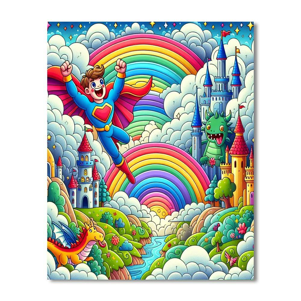 Fantasy Realm Rescue Paint By Numbers Kits