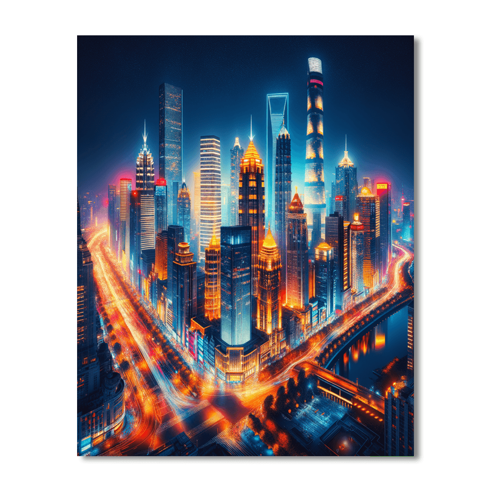 Skyline Majesty Paint By Color