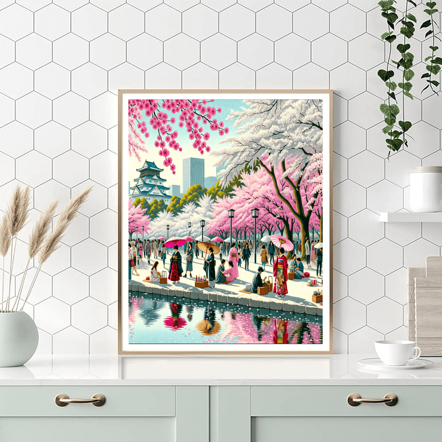 Cherry Blossom Festival - Usa Number Painting