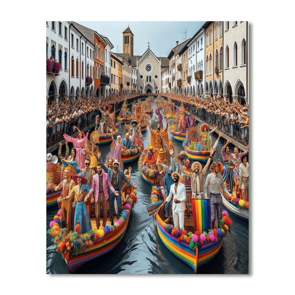 Pride Amsterdam - Netherlands Paint By Color