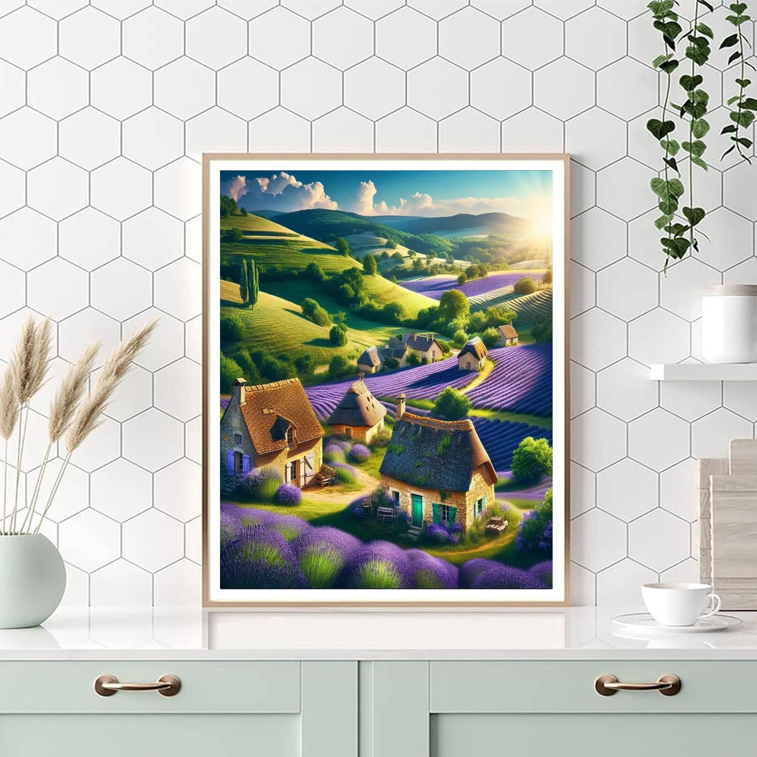 Dreamy French Countryside Painting By Numbers Kit