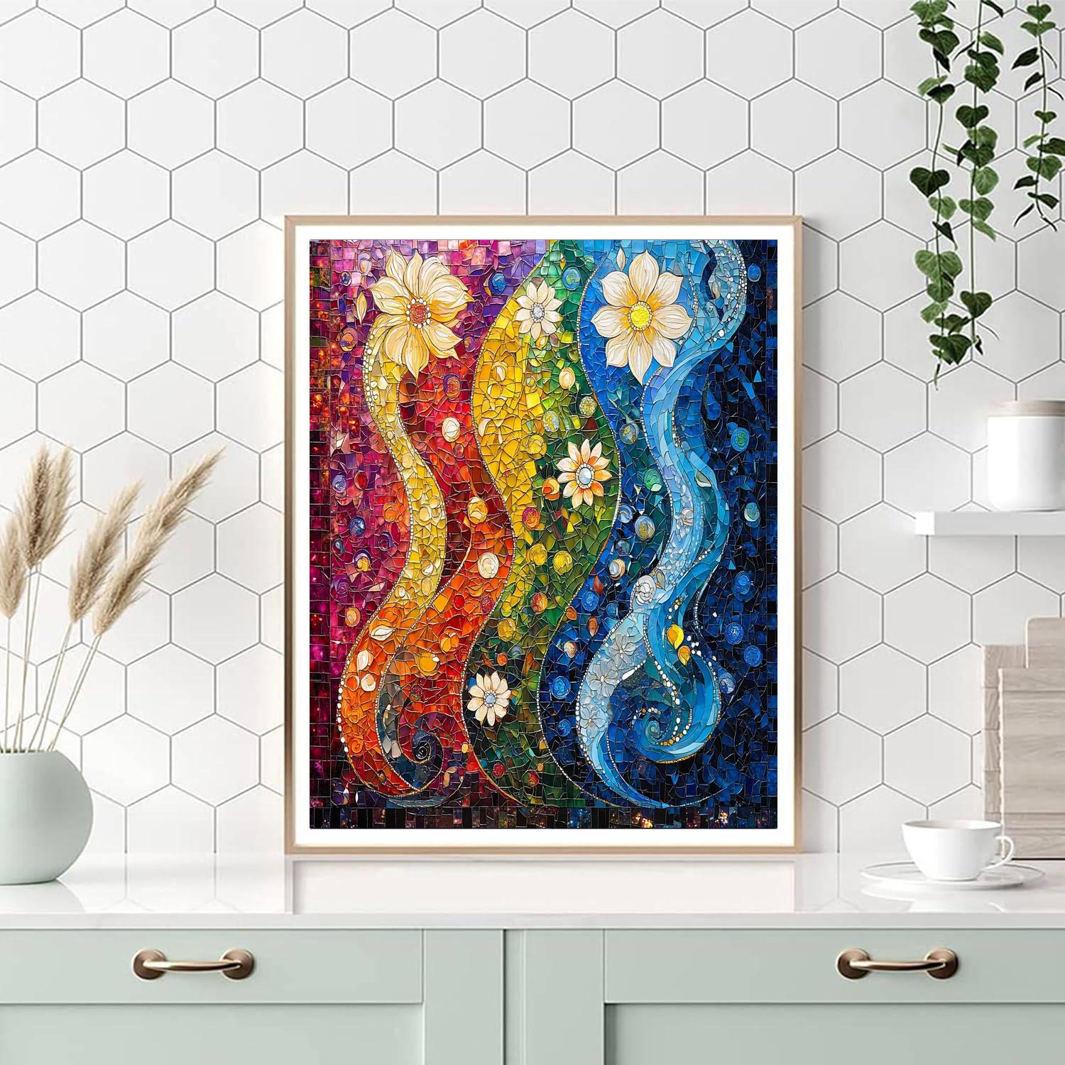 Gustav Klimt Inspired Essence Of The Elements  Paint By Numbers Art