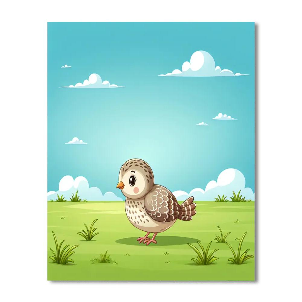 Quaint Quail Numbered Painting Kits