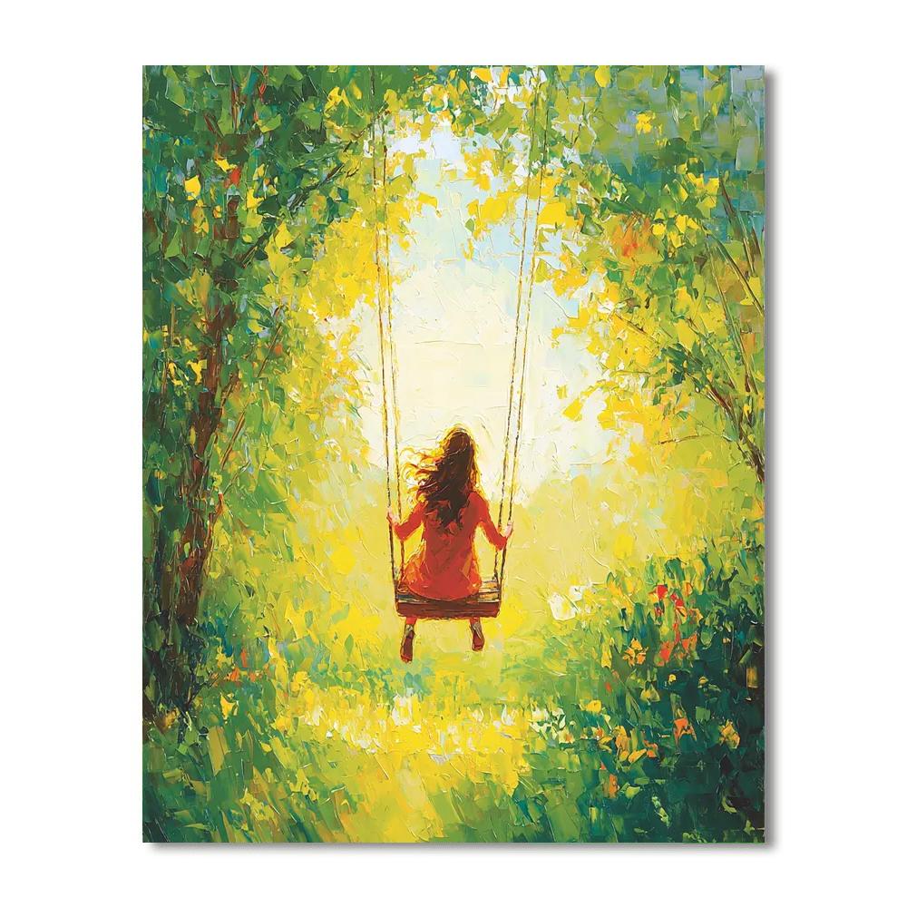 Wind Beneath Her Wings Number Painting