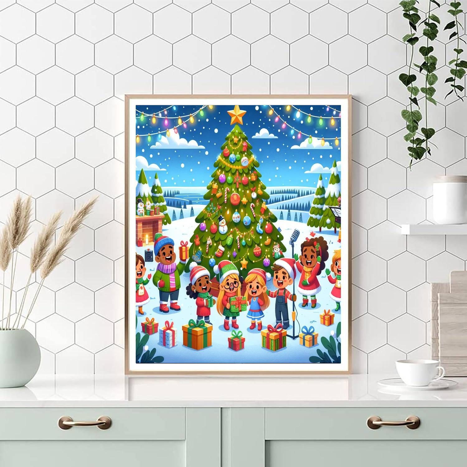Charming Christmas Adventures Paint By Numbers Kits