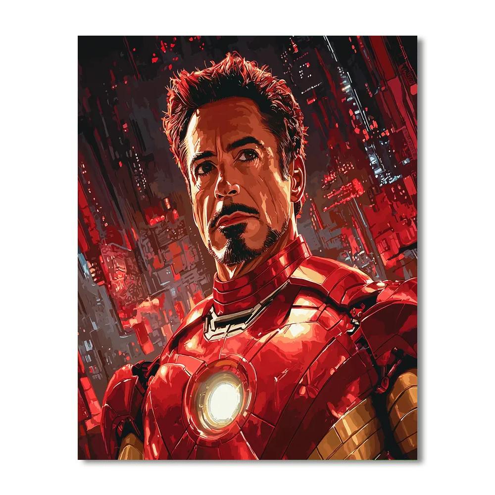 Robert Downey Jr.: The Iron Man Of Resilience And Brilliance Paint By Color