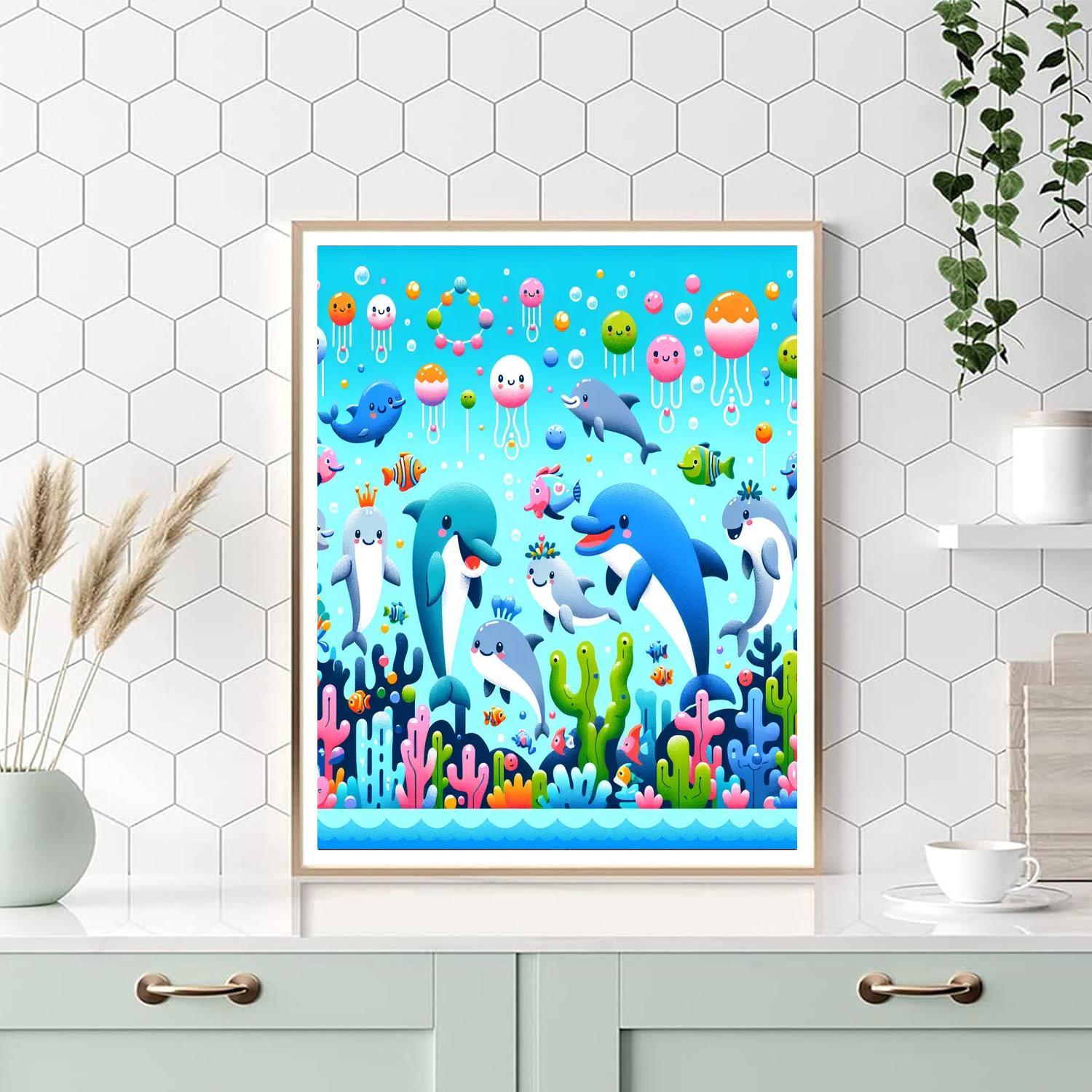 Happy Ocean Party Number Painting