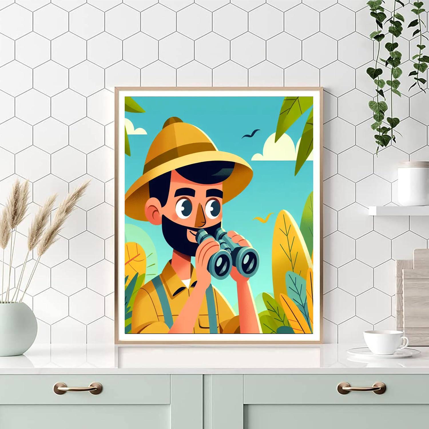 Safari Explorer's Challenge Painting By Numbers Kit