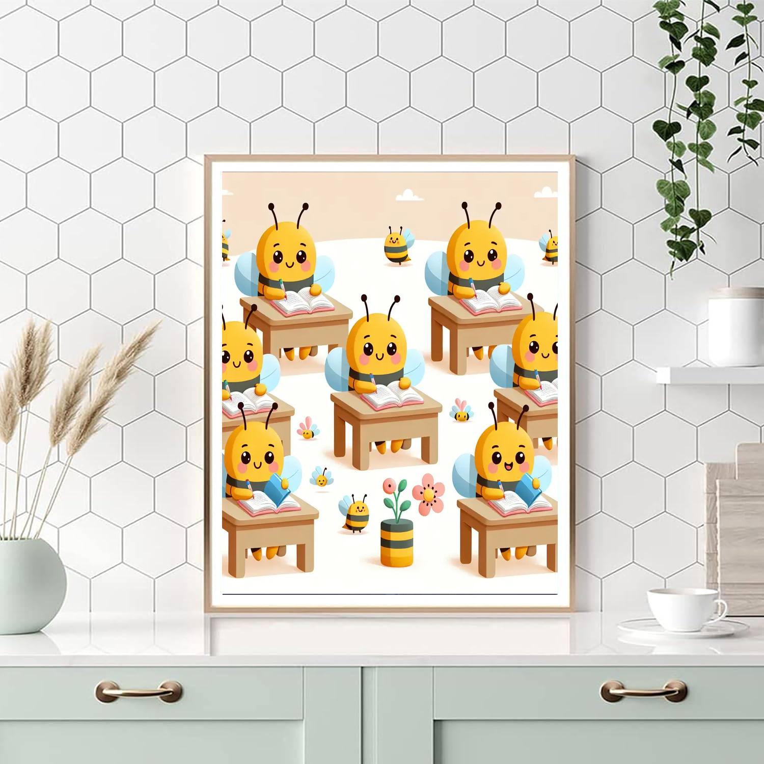 Busy Bee Book Club Paint By Numbers