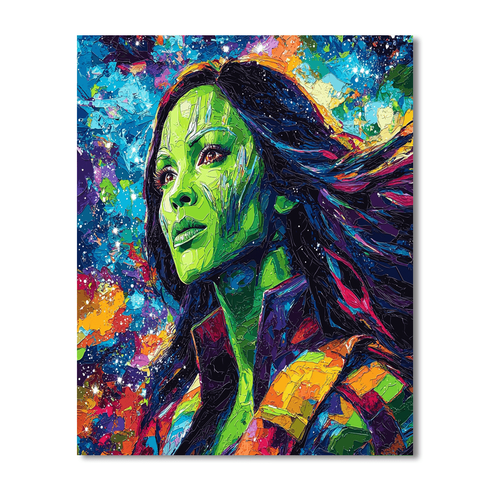 Zoe Saldana: The Galactic Empress Of Versatility Paint By Number
