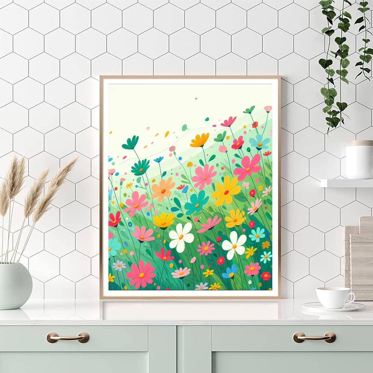 Wandering Wildflowers Paint By Color