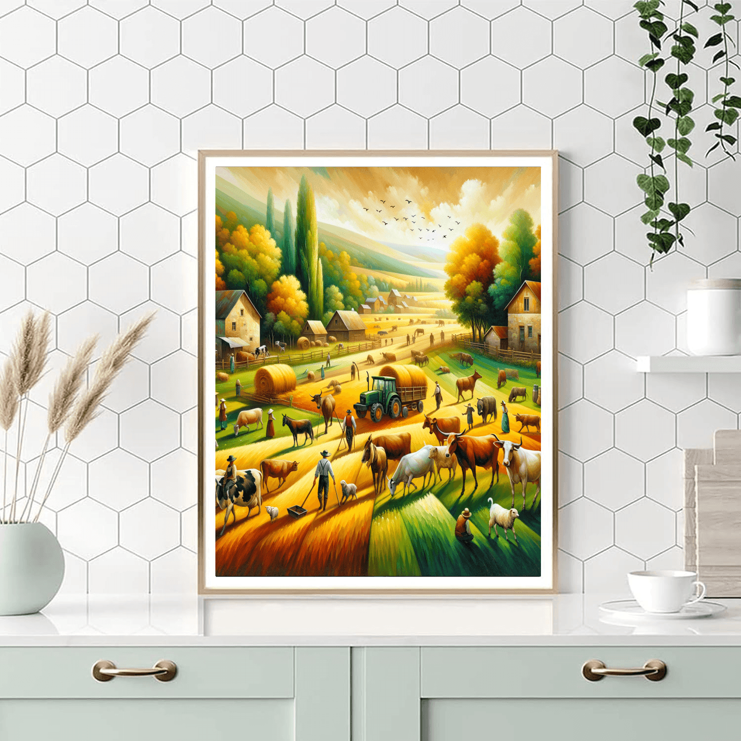 Farmyard Harmony Paint By Number