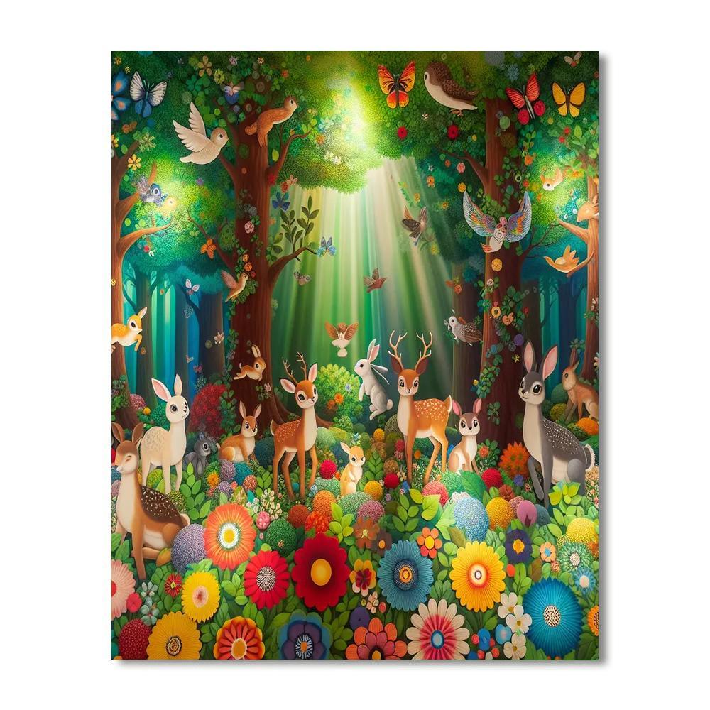 Magical Woodland Journey Numbered Painting Kits