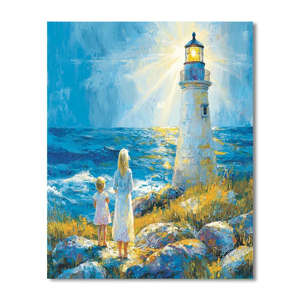 Maternal Lighthouse Paint By Color