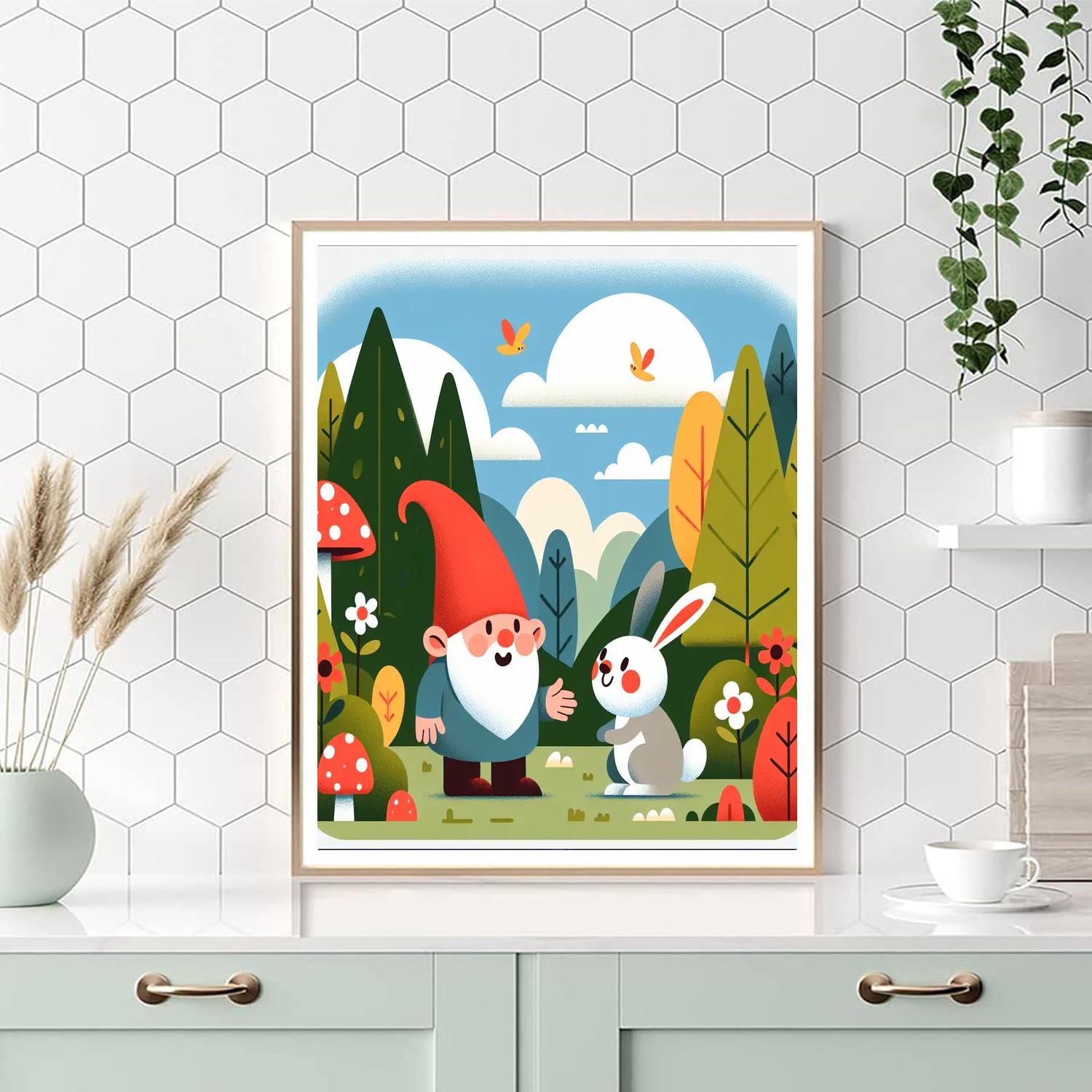 Forest Creature Adventure Painting Number Kit