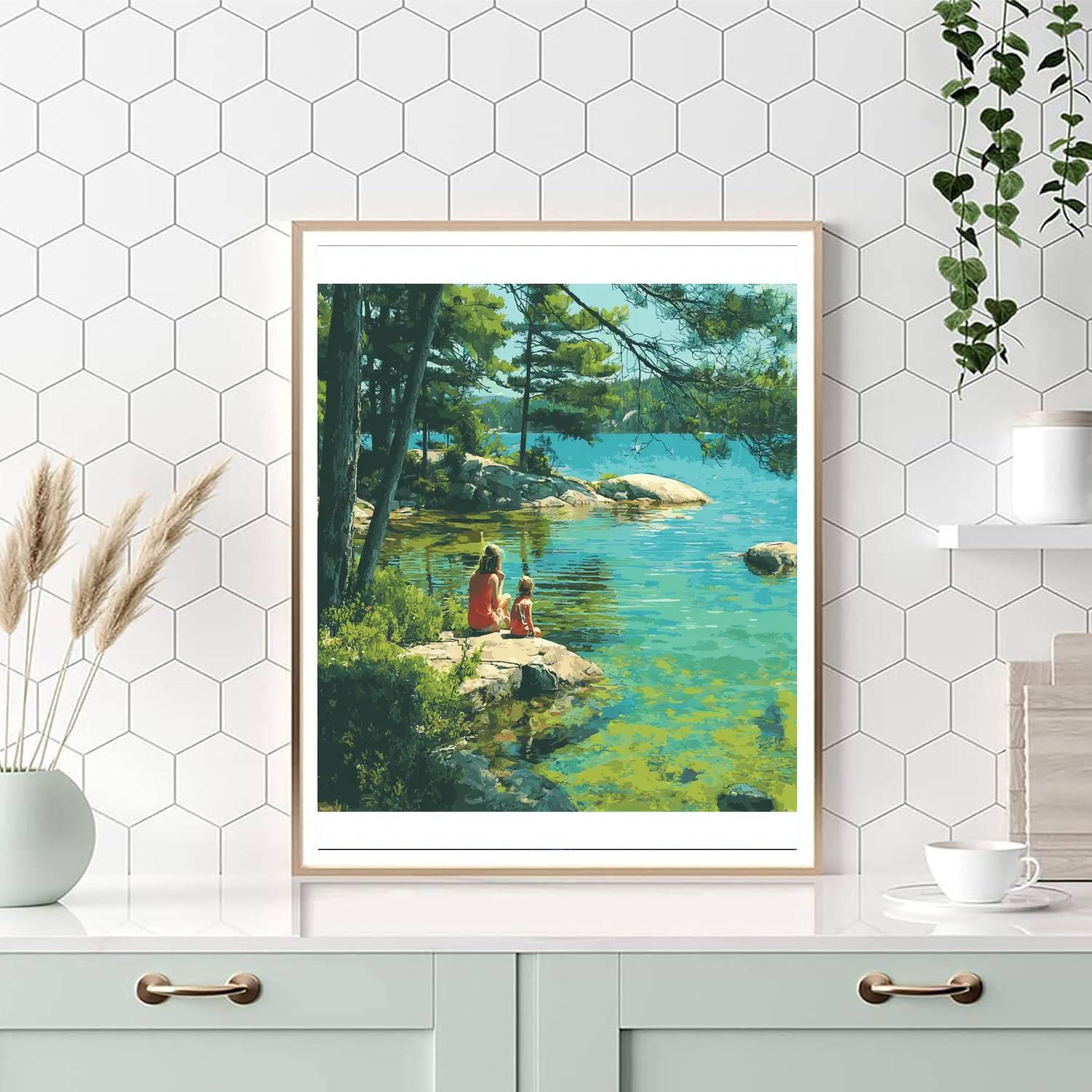 Quiet Moments Of Reflection Paint By Numbers Art