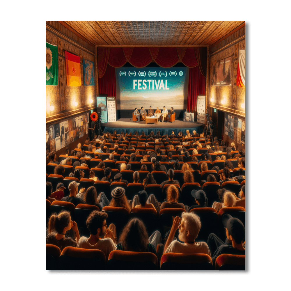 Kraków Film Festival - Poland Number Painting