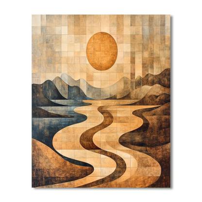 Nandalal Bose Inspired Mythical Essence  Painting Number Kit