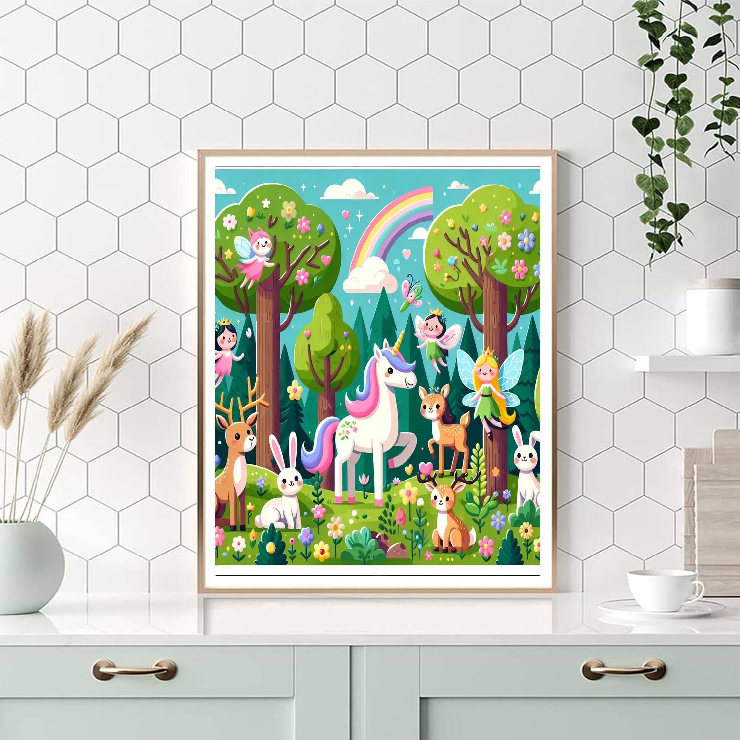 Enchanted Forest Wonders Painting By Numbers Kit