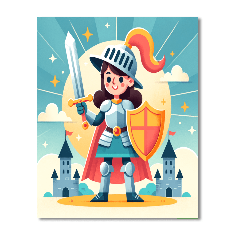 Daring Knight DIY Paint By Numbers