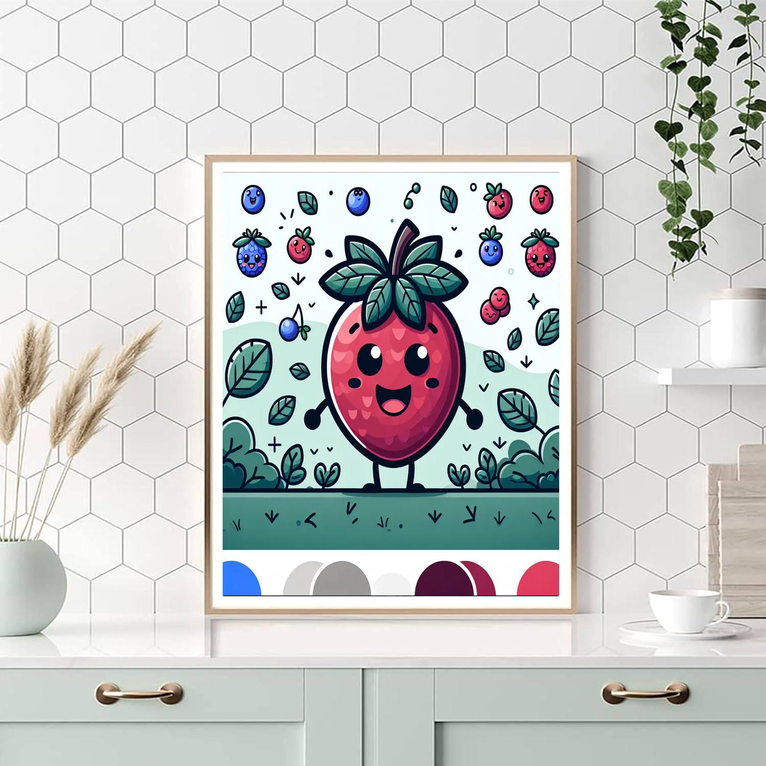 Sweet Berry Paint By Numbers