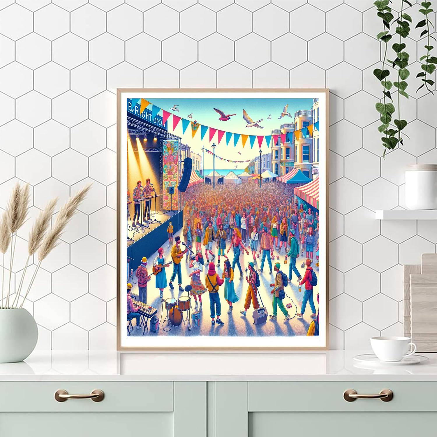 The Great Escape Festival - England Paint By Numbers Art