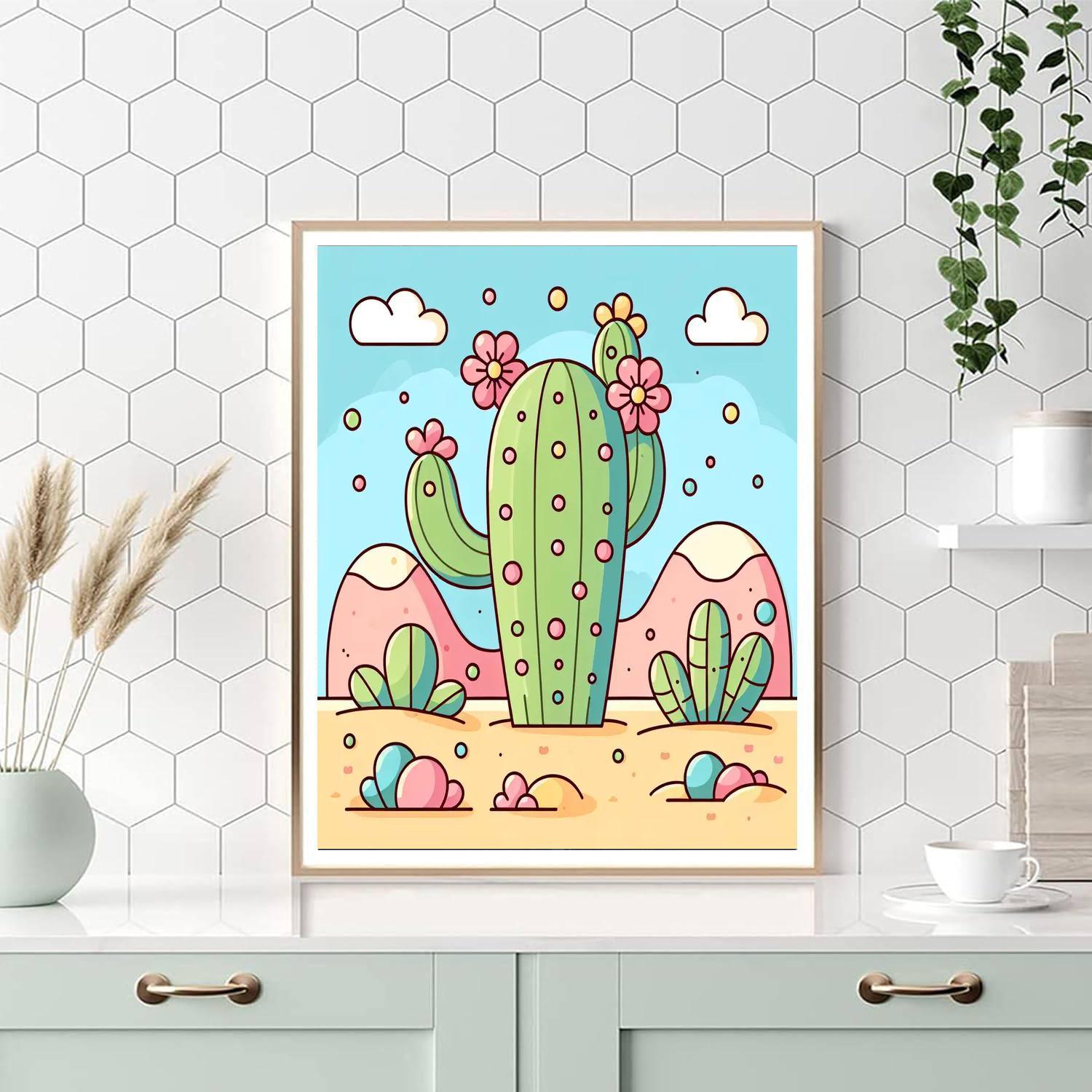 Bright Desert Sunset Paint By Number