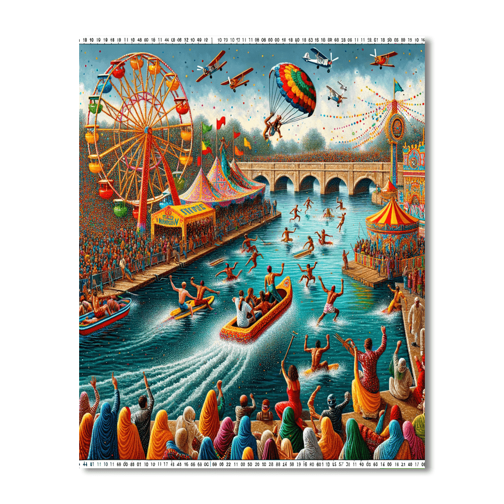 Moomba Festival - Melbourne, Australia Number Painting