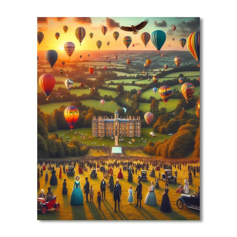 International Balloon Fiesta - United Kingdom DIY Paint By Numbers