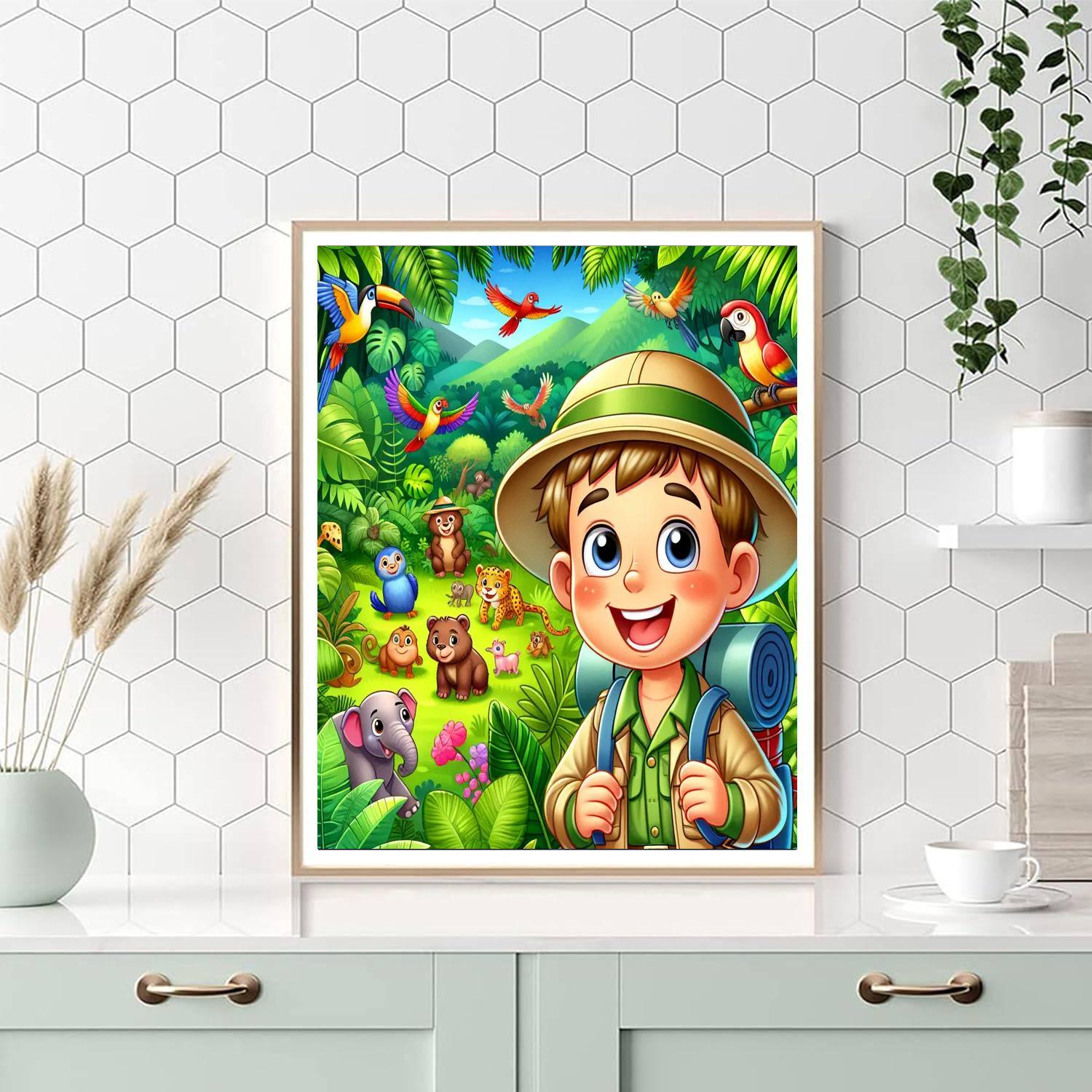 Rainforest Explorer Adventure Paint By Numbers Kits