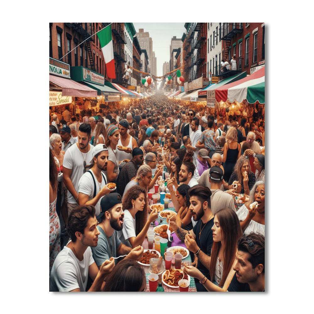 Feast Of San Gennaro Number Painting