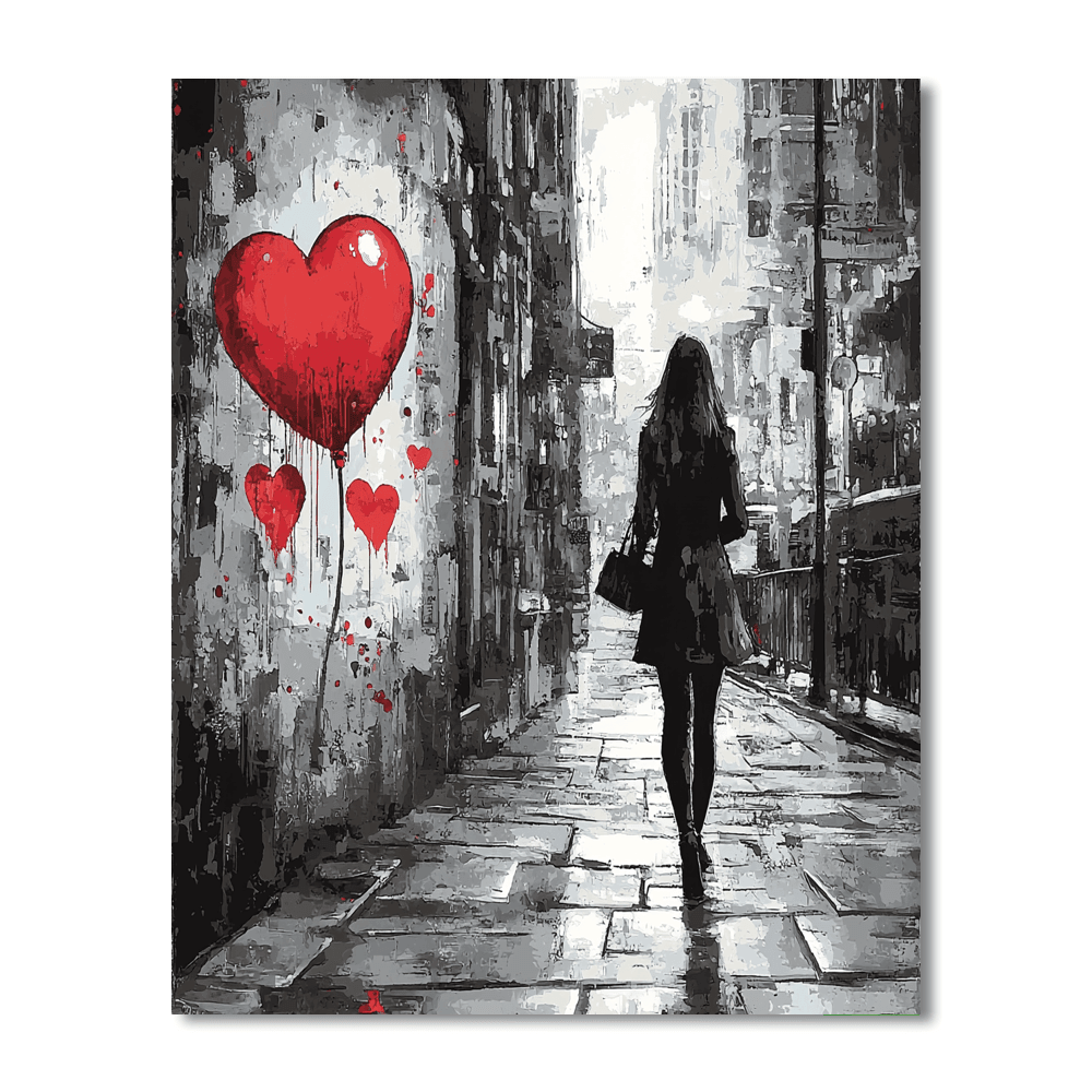 Banksy Inspired Urban Graffiti Fusion  Paint By Numbers