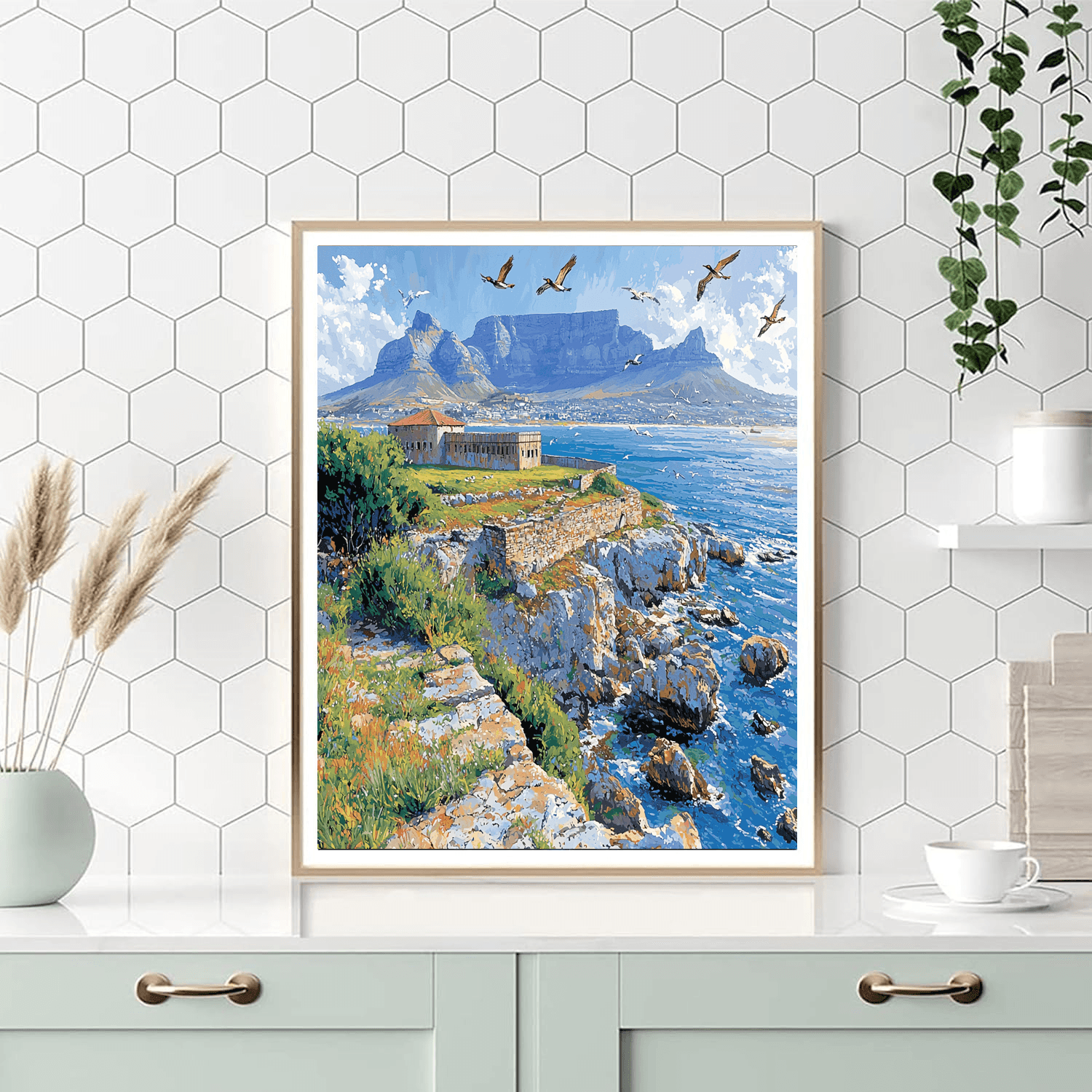 Robben Island - Cape Town Painting Number Kit