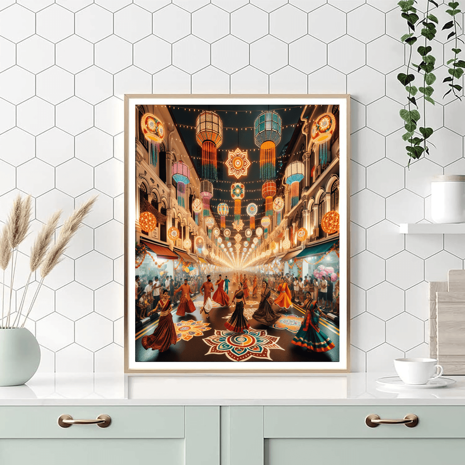 Diwali Festival Of Lights - Singapore Paint By Number