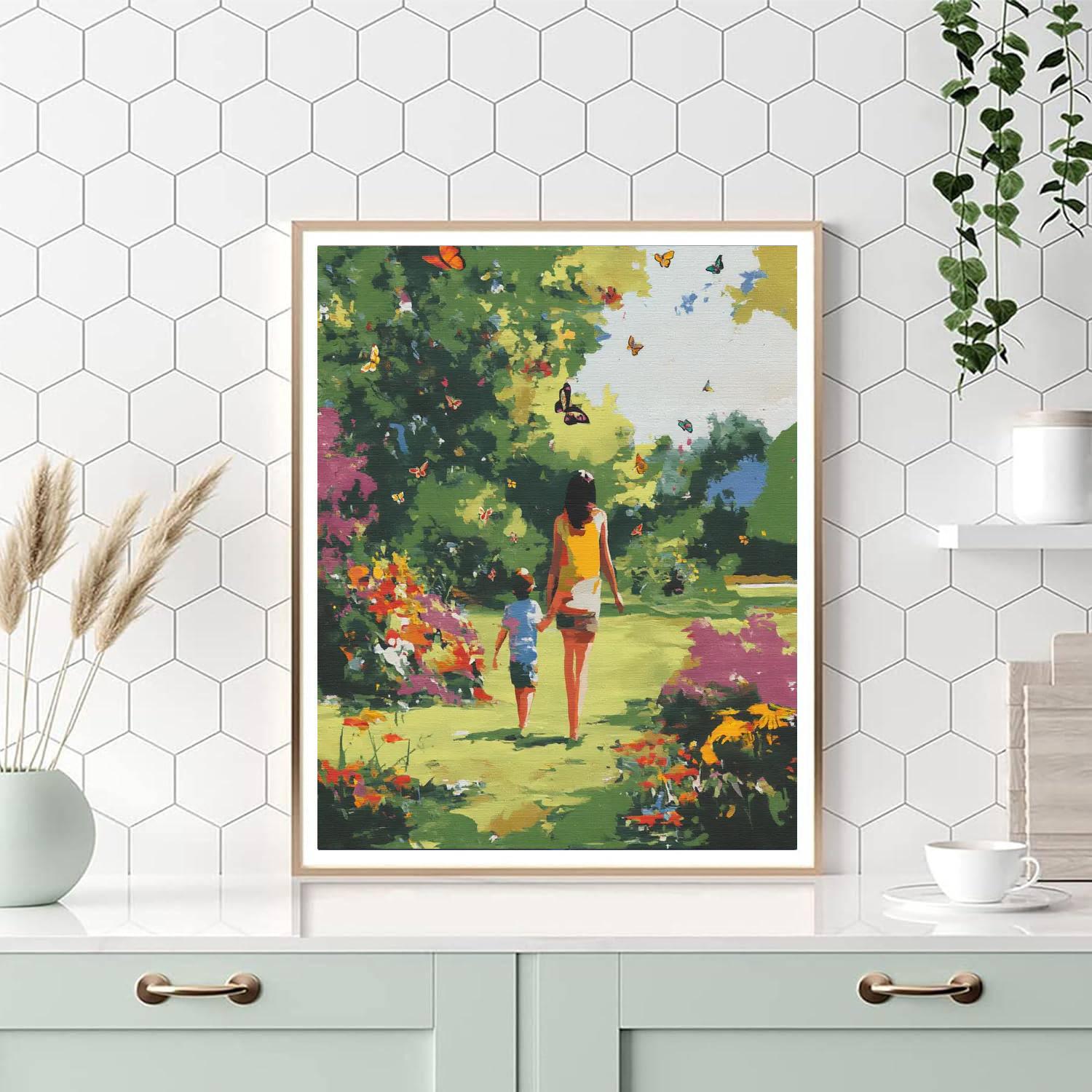 Mom's Butterfly Garden Paint By Numbers Kits