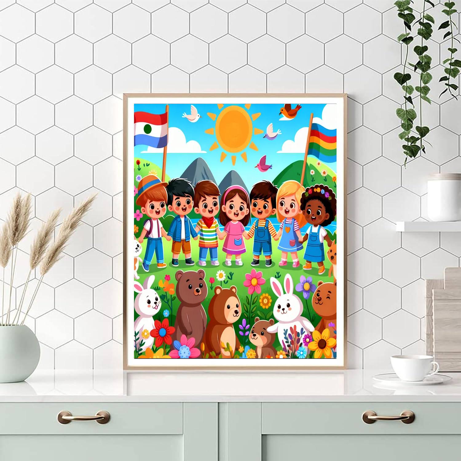 Wonderland Adventure With Animals Paint By Numbers Kits