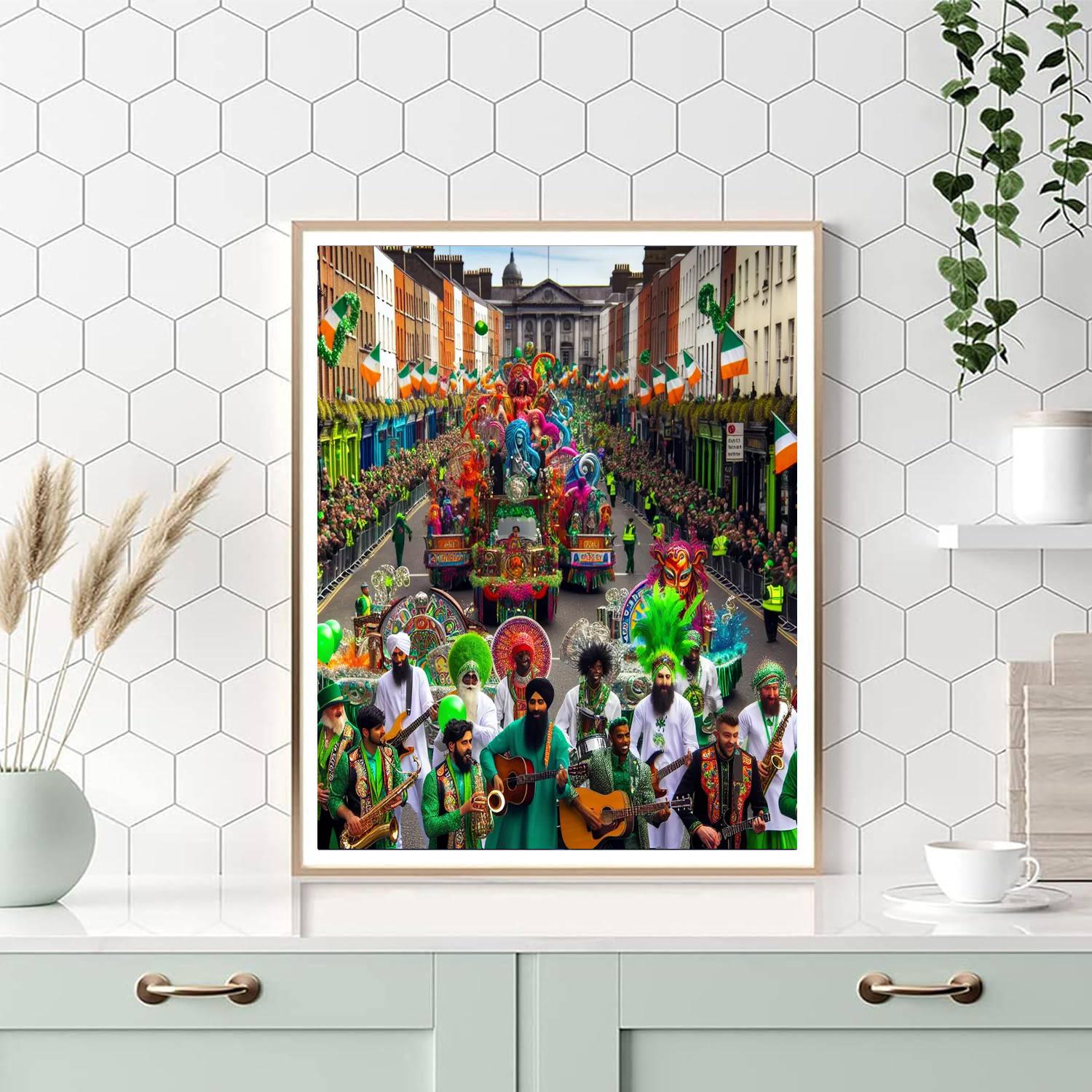 Dublin St. Patrick's Festival Number Painting