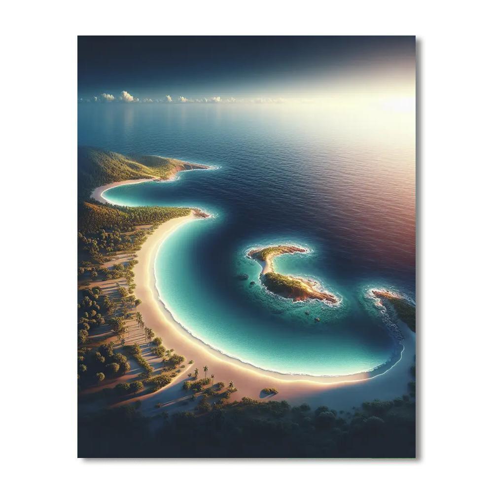 Azure Bay Numbered Painting Kits