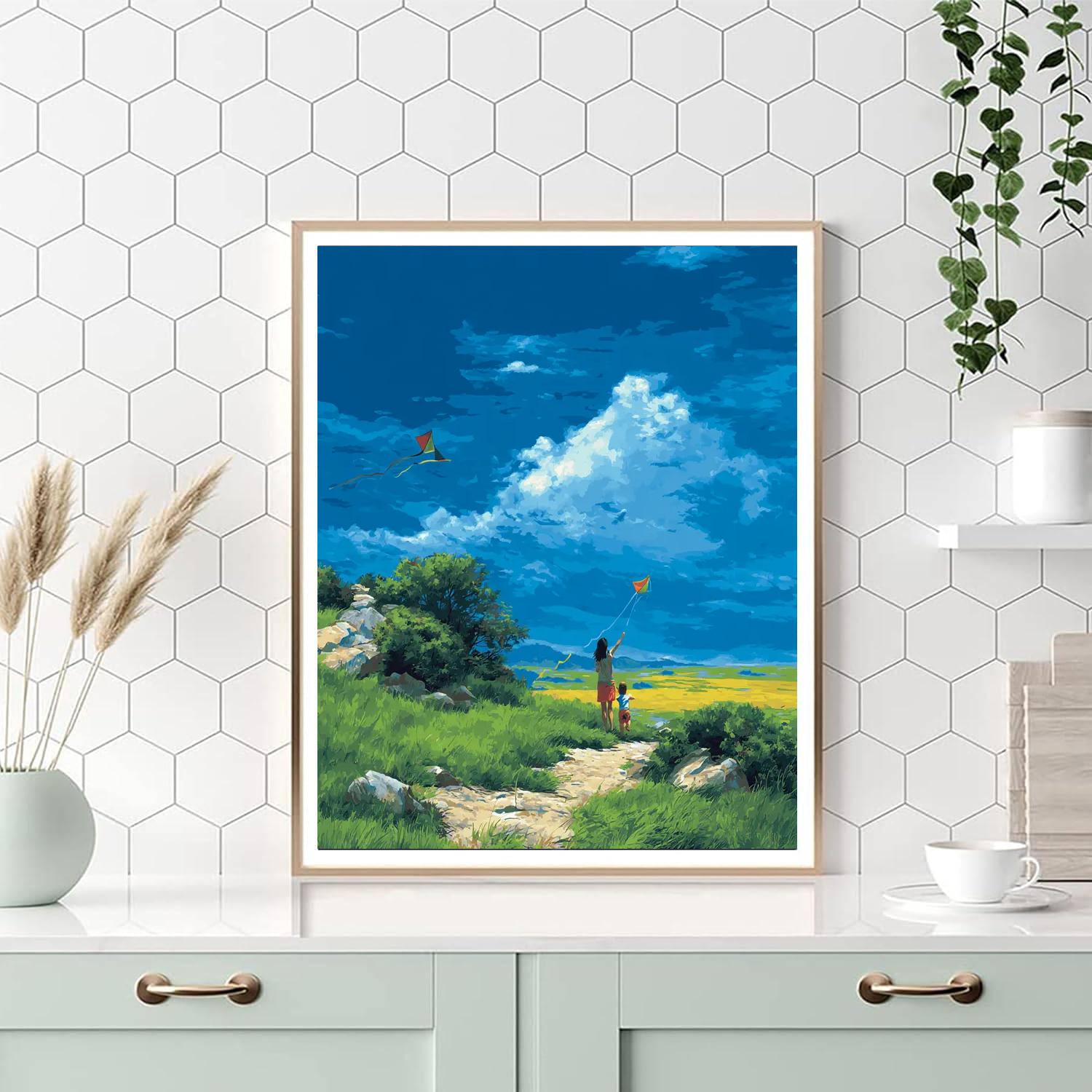 Kites Of Joy Paint By Numbers Kits