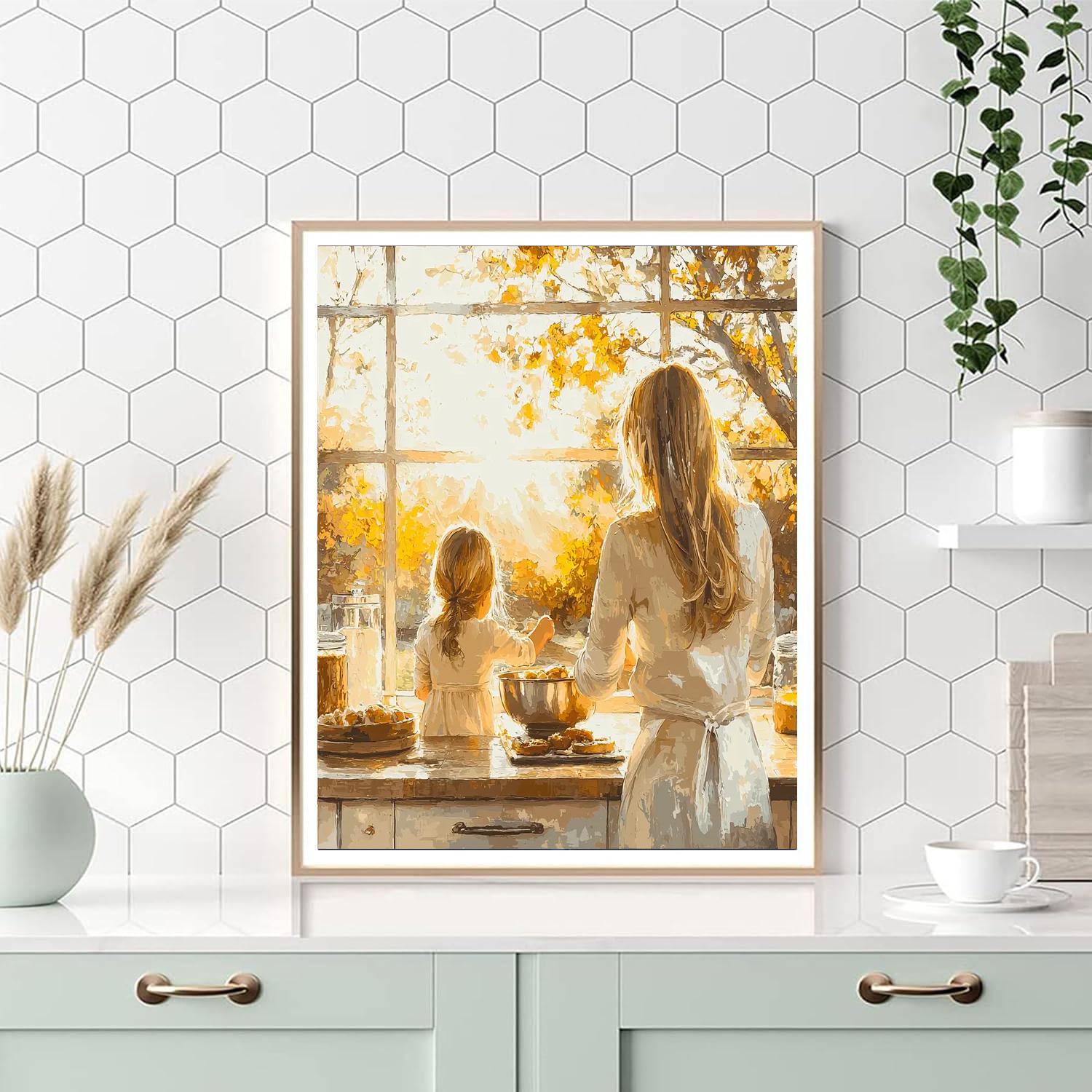 Morning’s Golden Glow Number Painting