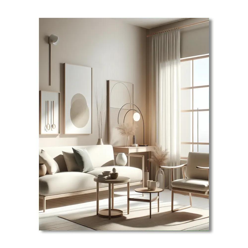 Minimalist Scandinavian Retreat Paint By Number