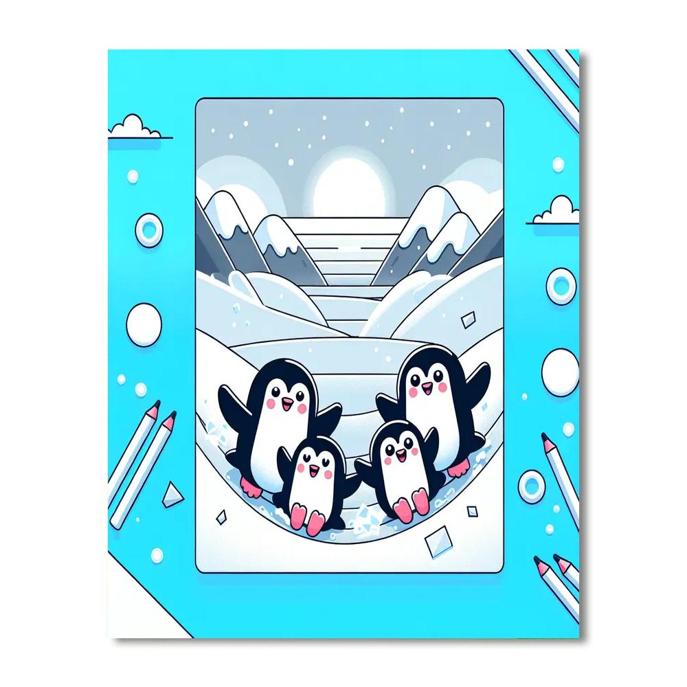 Polar Adventure Numbered Painting Kits