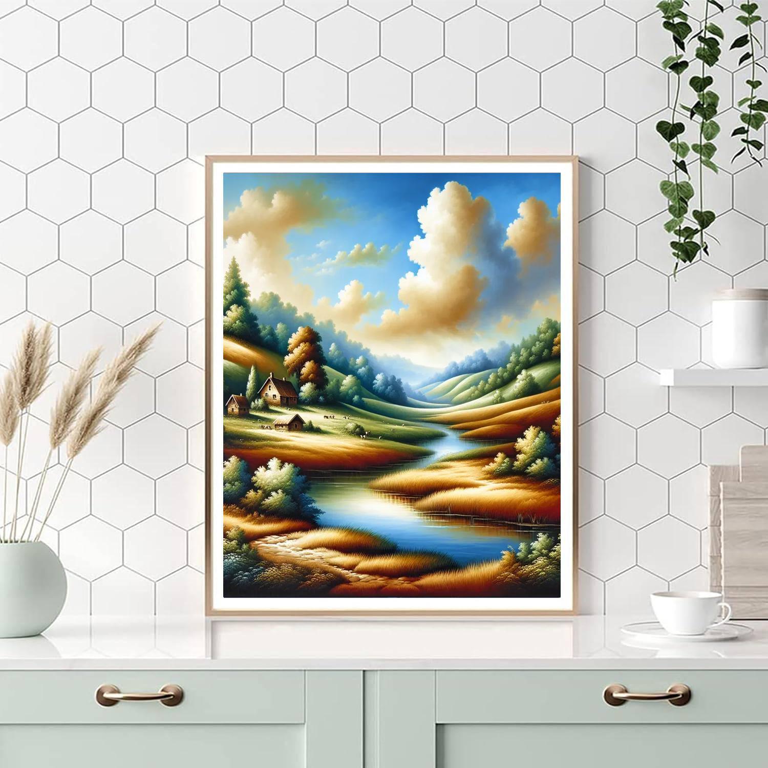 Farm Life Harmony Painting Number Kit