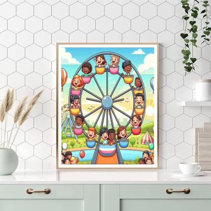 Adventure Park Numbered Painting Kits