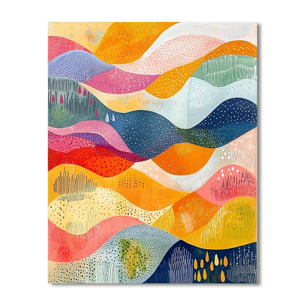 Paul Klee Inspired Whimsy Of Patterns  Paint By Number