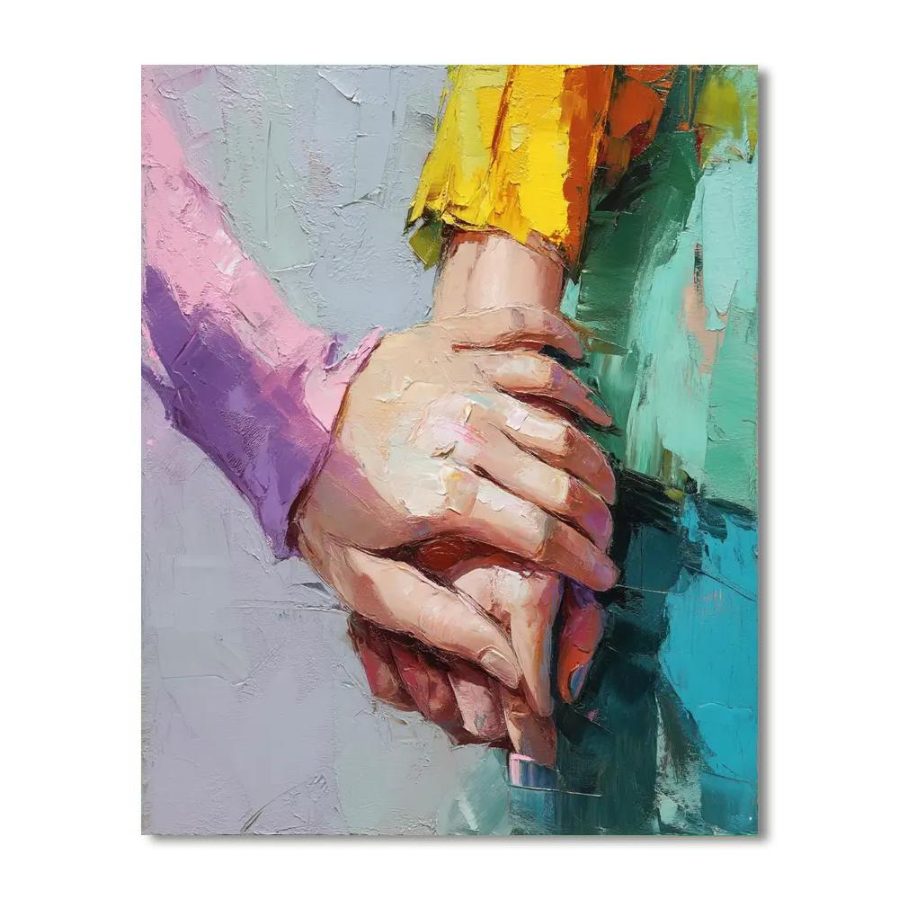 Hands Of Affection Numbered Painting Kits